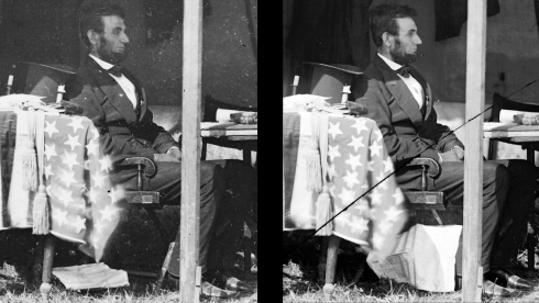 Lincoln-McClellan-tent Antietam